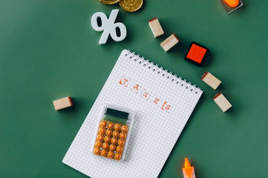 Tax savings calculation chart