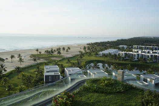 vacation rental property with beach view