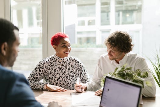 couple reviewing tax documents