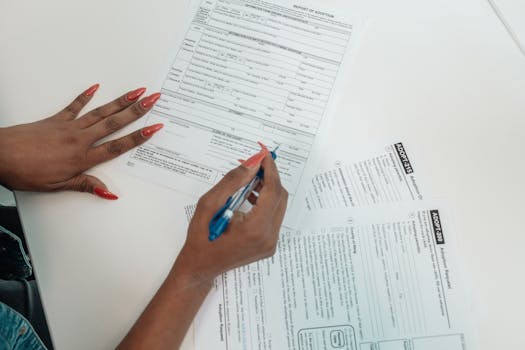 person signing mortgage documents with a lender