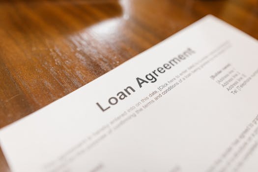 mortgage paperwork on a desk