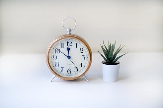 illustration of a clock with fluctuating mortgage rates